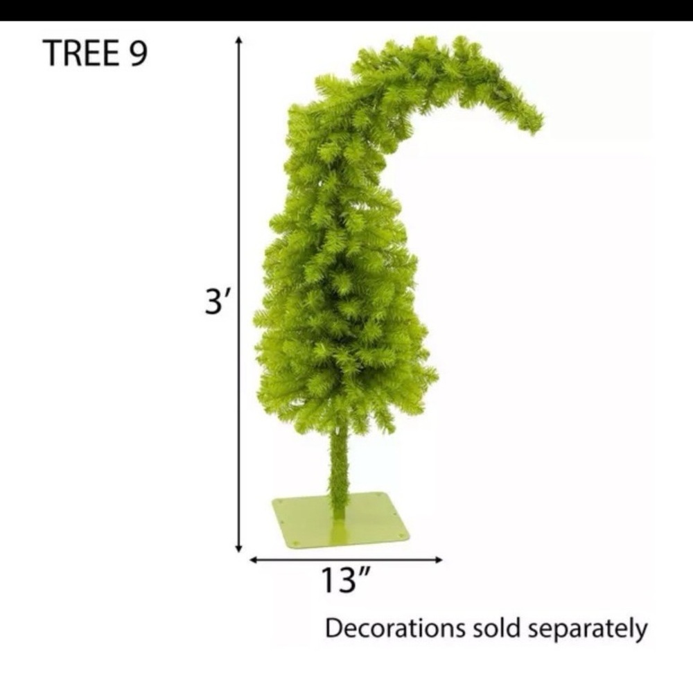Hobby Lobby Grinch Pre-Lit Christmas Tree- 3 ft